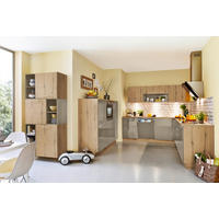 EINBAUKÜCHE LUX  - Eichefarben/Beige, Design, Holzwerkstoff - Nolte Küchen