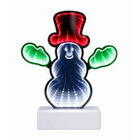 LED BOŽIĆNA FIGURA - bijela, Basics, plastika (24/6/33cm)