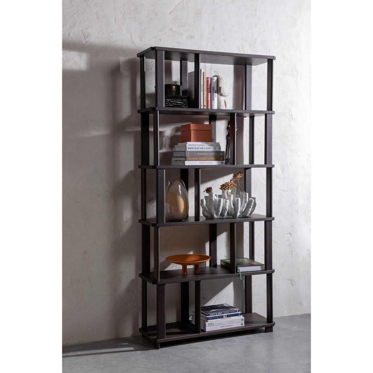 REGAL  90/186/30 cm Dunkelbraun  - Dunkelbraun, Design, Holz (90/186/30cm) - Livetastic