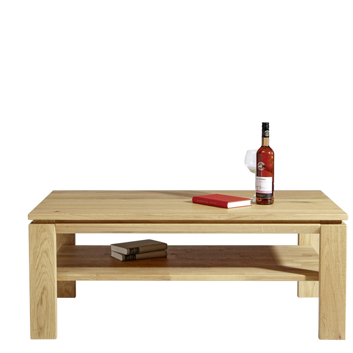 COUCHTISCH in Holz 120/70/48 cm  - Wildeiche, Design, Holz (120/70/48cm) - Escando Natürlich Wo