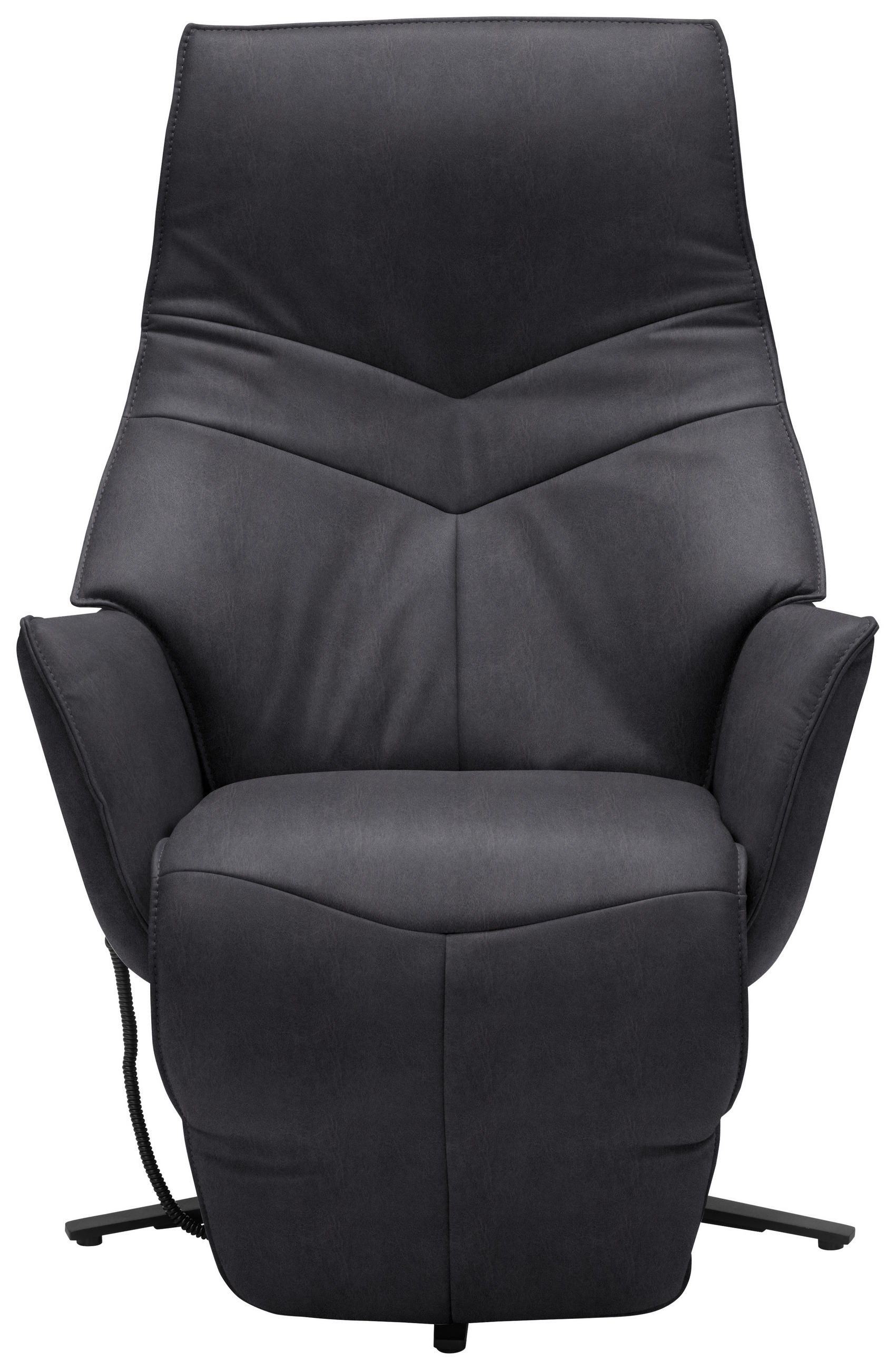 RELAXSESSEL in Textil Anthrazit  - Anthrazit, Design, Textil/Metall (74/113/84cm) - Himolla