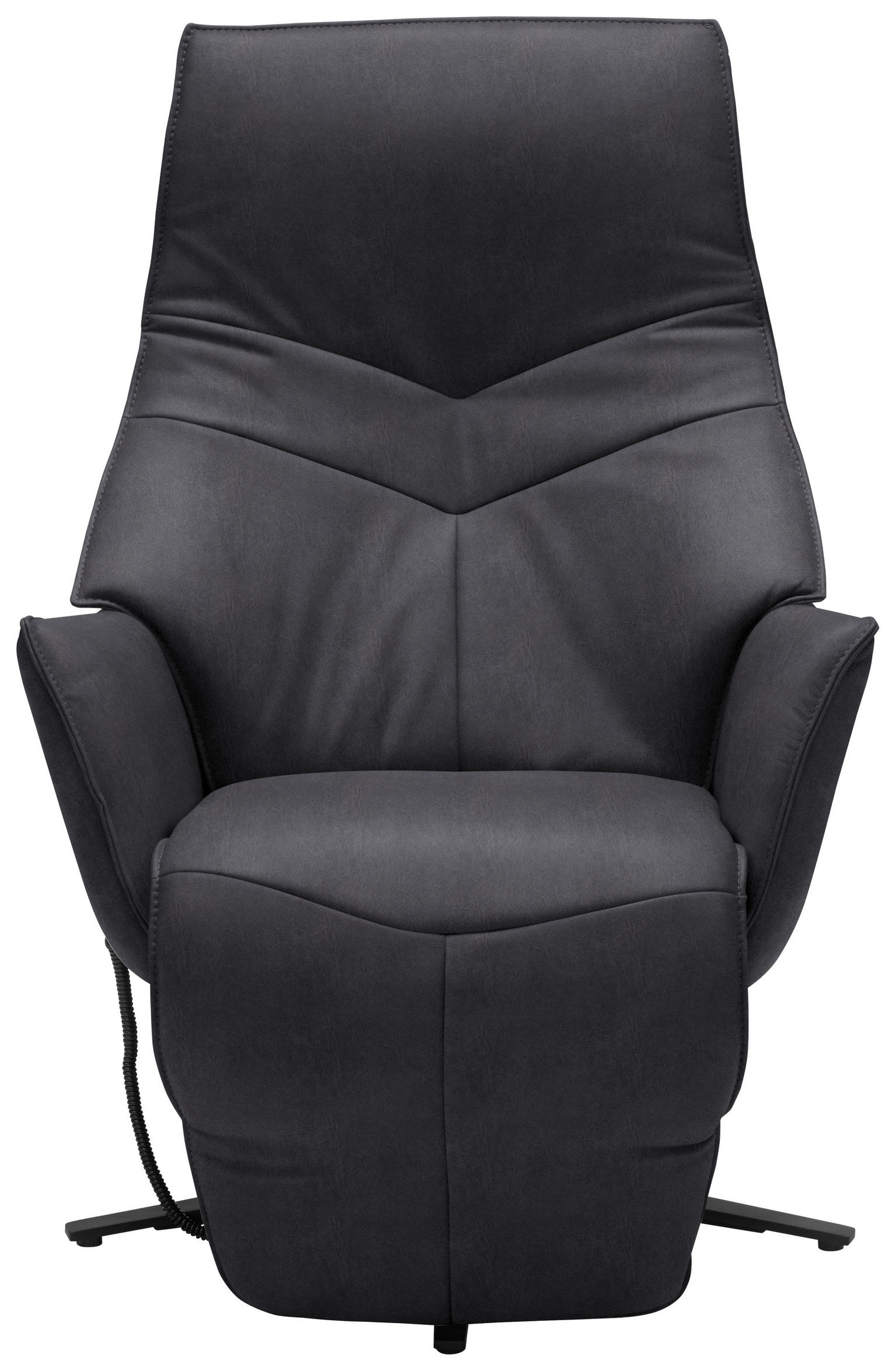 RELAXSESSEL Lederlook Kopfteilverstellung 
