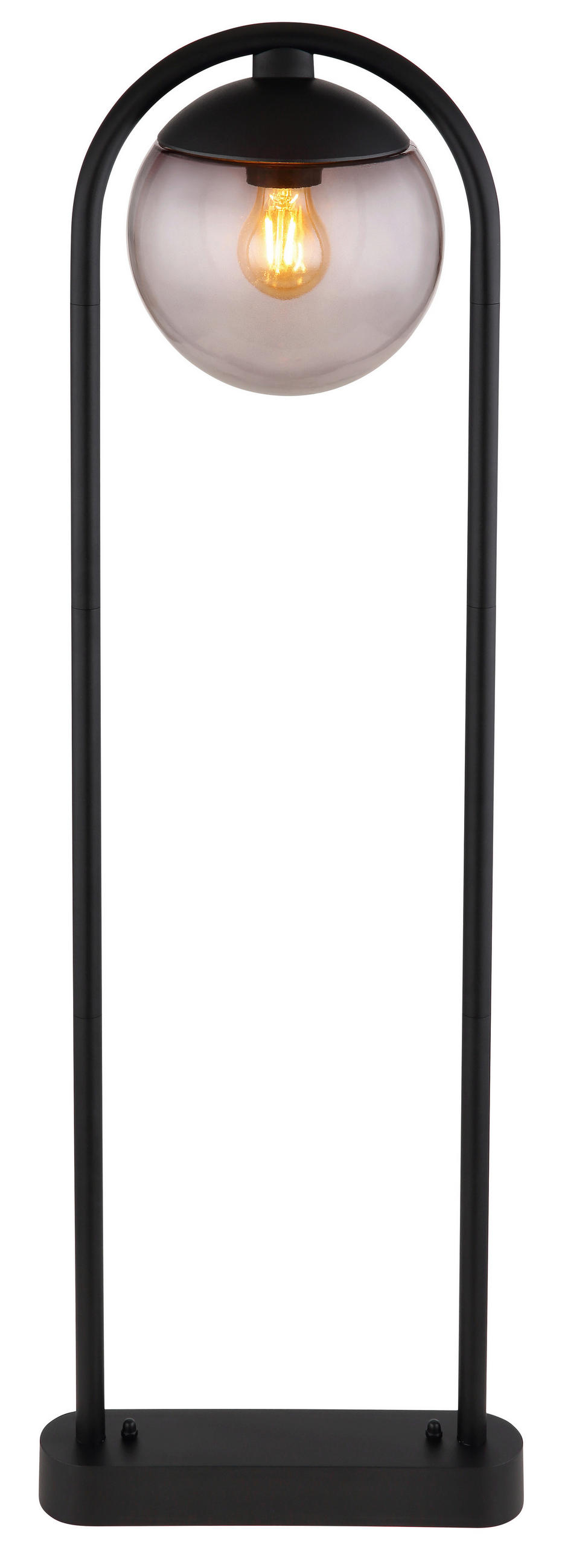 SVJETILJKA PODNA VANJSKA  - crna, Basics, staklo/metal (32/100cm) - Globo