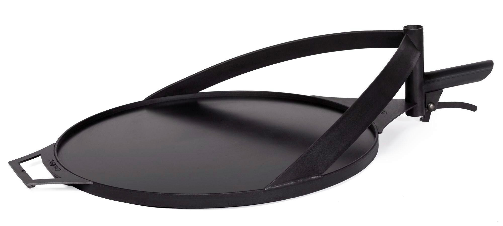 GRILLPLATTE - Schwarz, Basics, Metall (50cm)