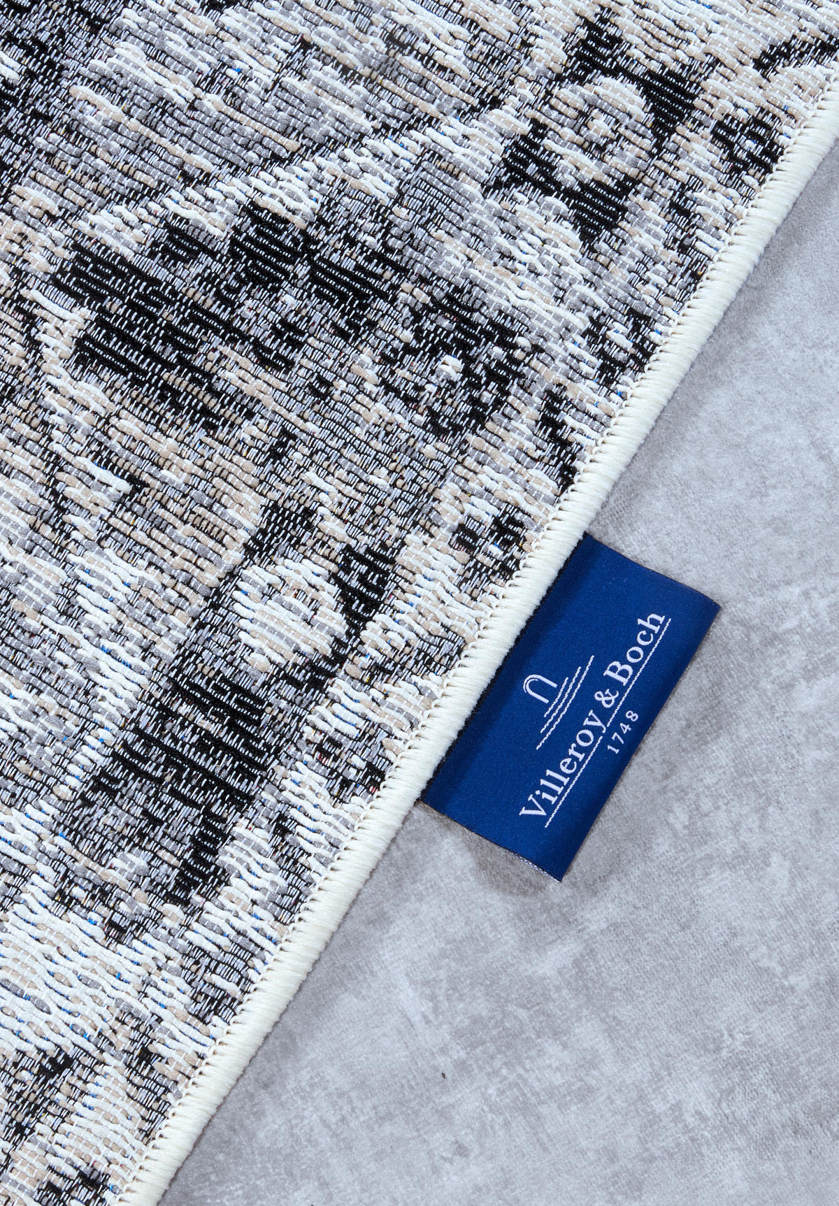 OUTDOORTEPPICH 160/235 cm Kollektion 1767 Creme, Grau  - Creme/Grau, Design, Kunststoff (160/235cm) - Villeroy & Boch