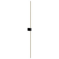 WANDLEUCHTE - Goldfarben/Schwarz, Basics, Metall (7/3/104,9cm) - MAYTONI