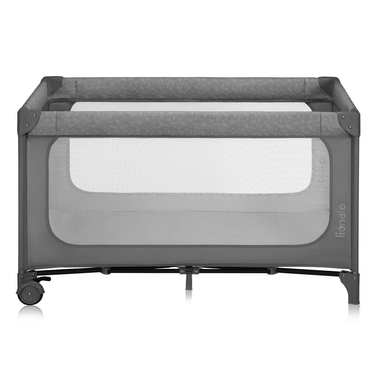 REISEBETT Jasmin Easy Fold Grau  - Grau, Basics, Kunststoff (123/67/74.9cm) - Lionelo