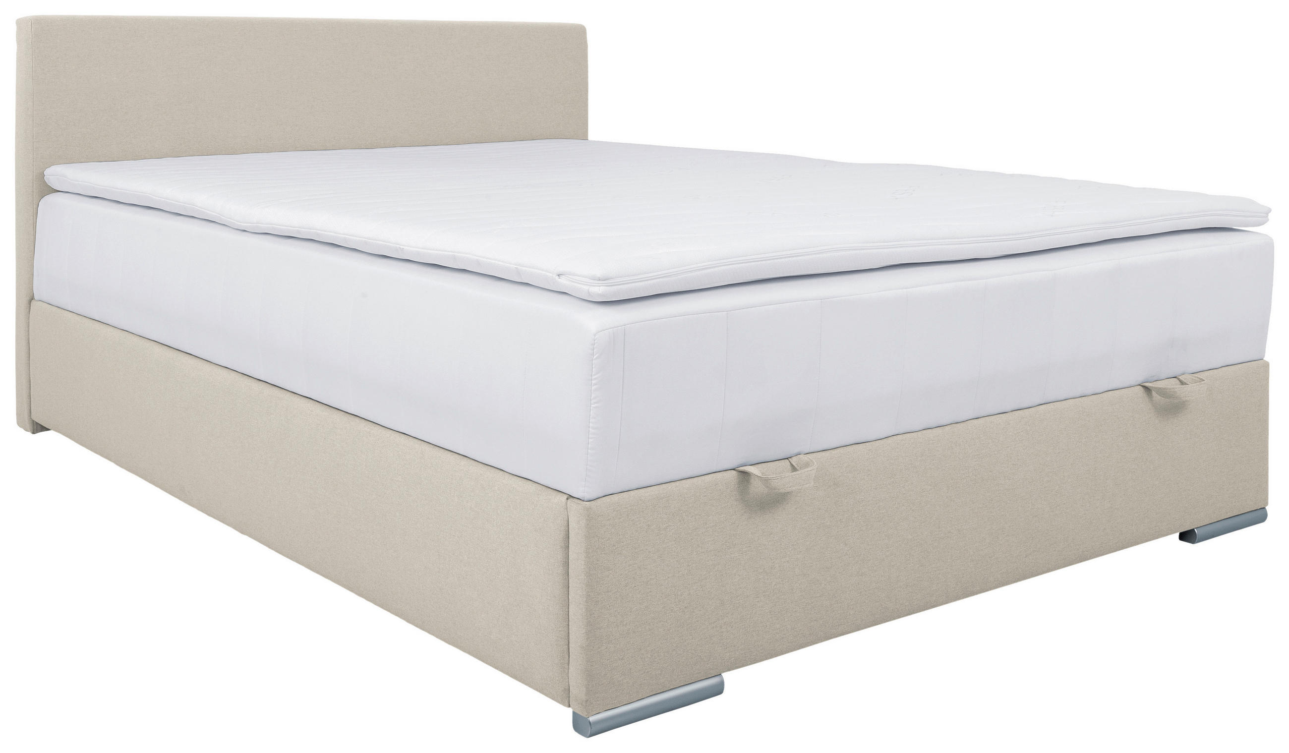 Polsterbett Mit Matratze 140x200 Cosi Sandfarben