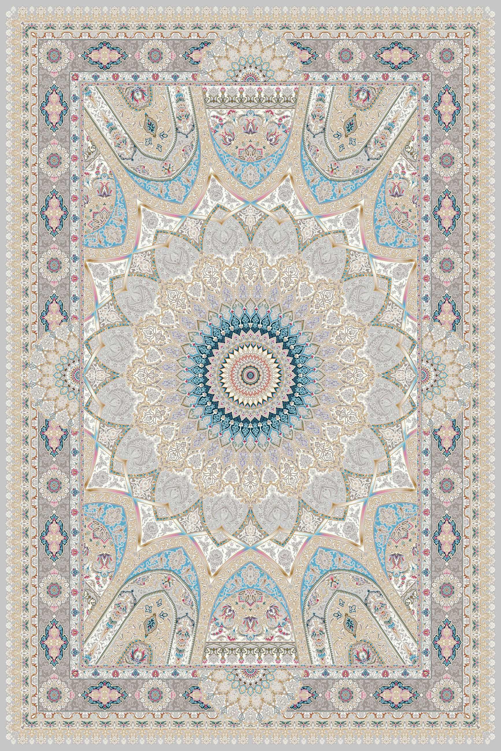 VÄVD MATTA 125/200 cm Tabriz Deluxe  - multicolor, Lifestyle, textil (125/200cm) - Cazaris