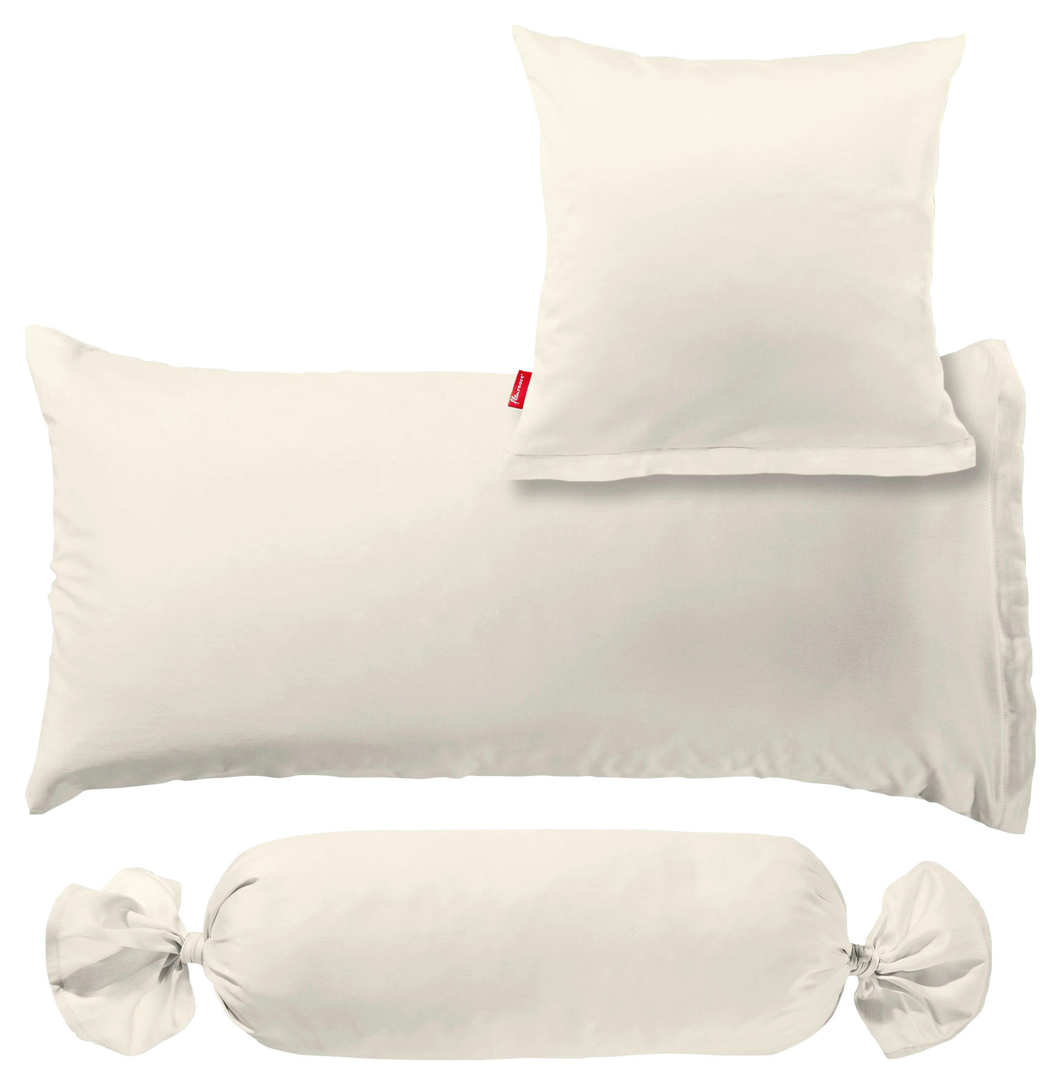 OBLIEČKA NA VANKÚŠ, 15/40 cm, bavlna - krémová, Basics, textil (15/40cm)