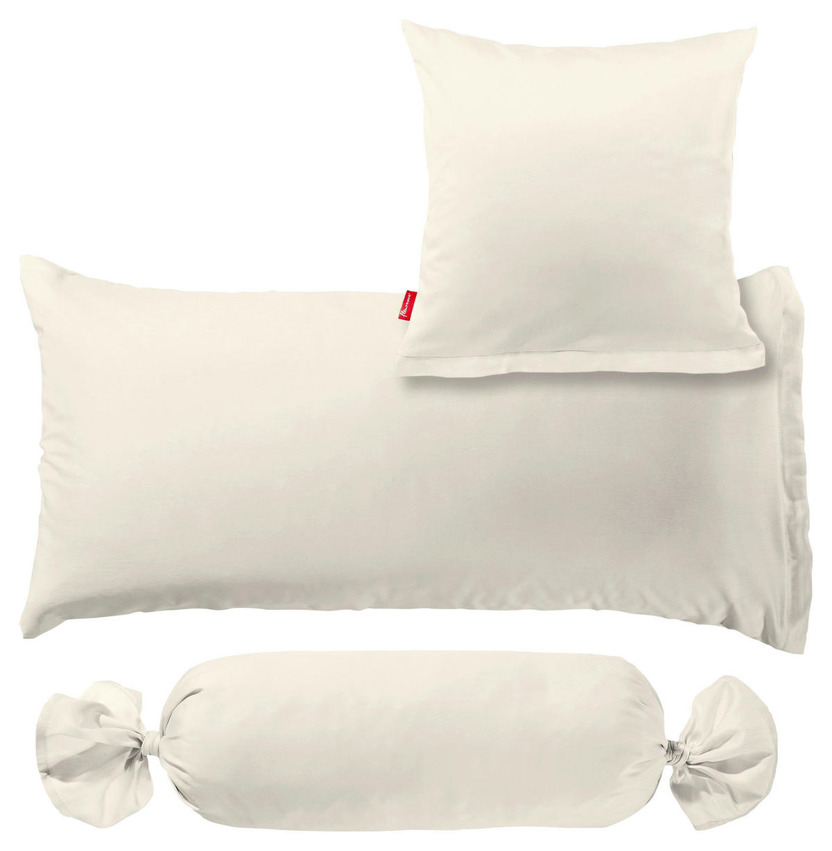 OBLIEČKA NA VANKÚŠ, 15/40 cm, bavlna - krémová, Basics, textil (15/40cm)