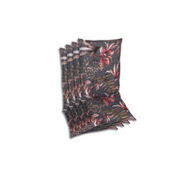 SESSELAUFLAGENSET in Anthrazit, Braun, Rosa Blätter  - Anthrazit/Braun, Basics, Textil (50/7/120cm)