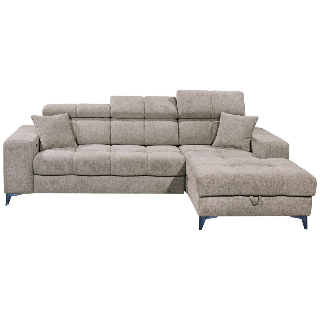 MID.YOU ROHOVÁ SEDAČKA, textil, sivohnedá