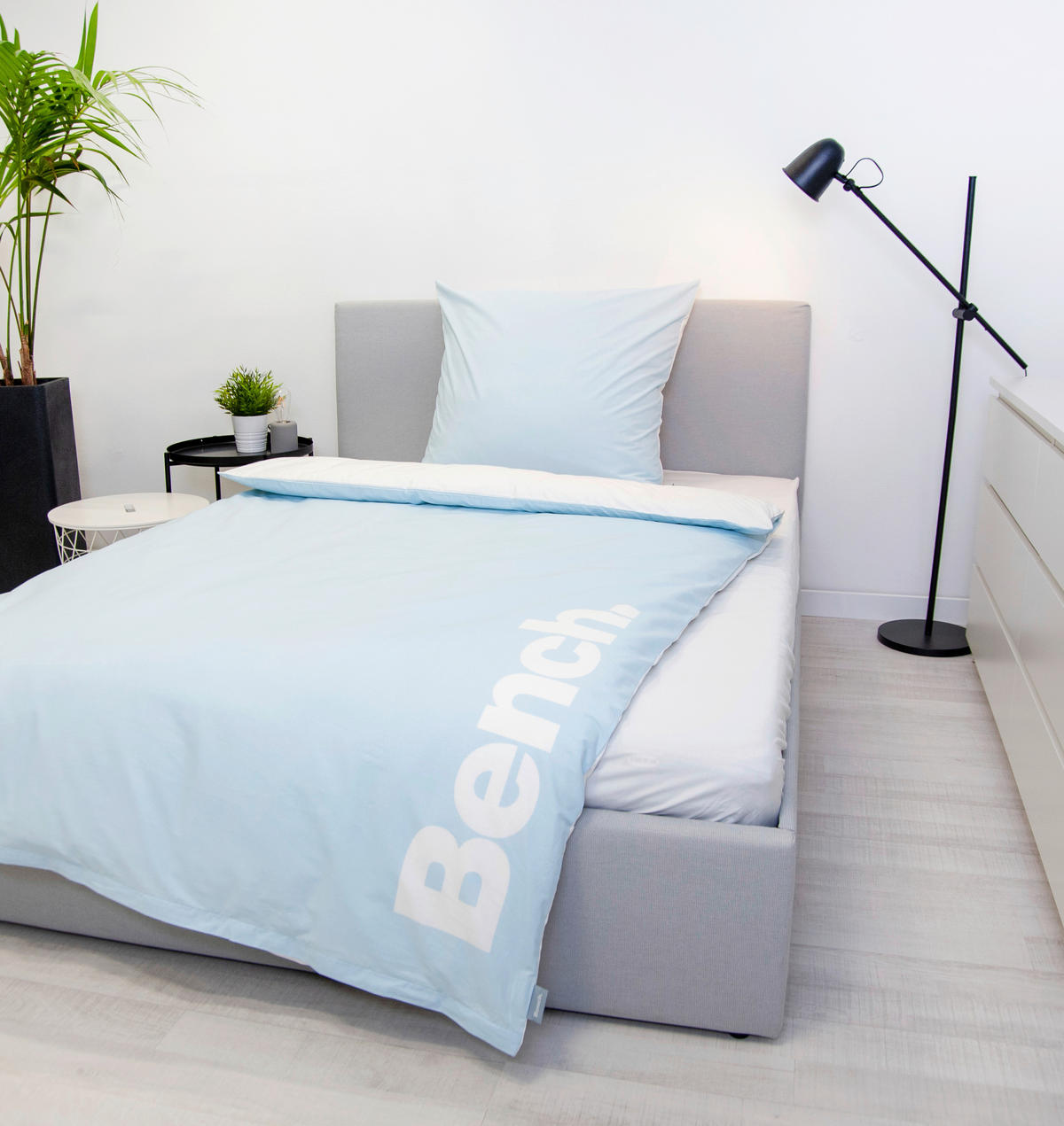 WENDEBETTWÄSCHE 2-teilig 155/220 cm  - Blau, Basics, Textil (155/220cm) - Bench