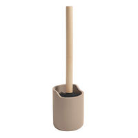 WC-BÜRSTENHALTER in   Holz, Kunststoff  - Cappuccino, Basics, Holz/Kunststoff (9.4/37cm) - Spirella