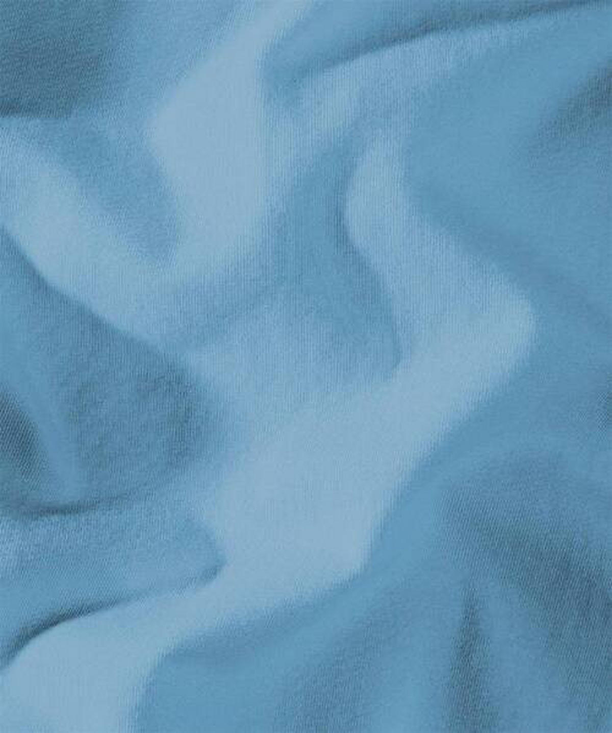 SPANNBETTTUCH Jenny C Single-Jersey  - Blau, Basics, Textil (120/200cm) - Fleuresse
