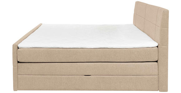 BOXSPRINGBETT 180/200 cm in Beige - Beige, KONVENTIONELL, Textil (180/200cm) - Carryhome