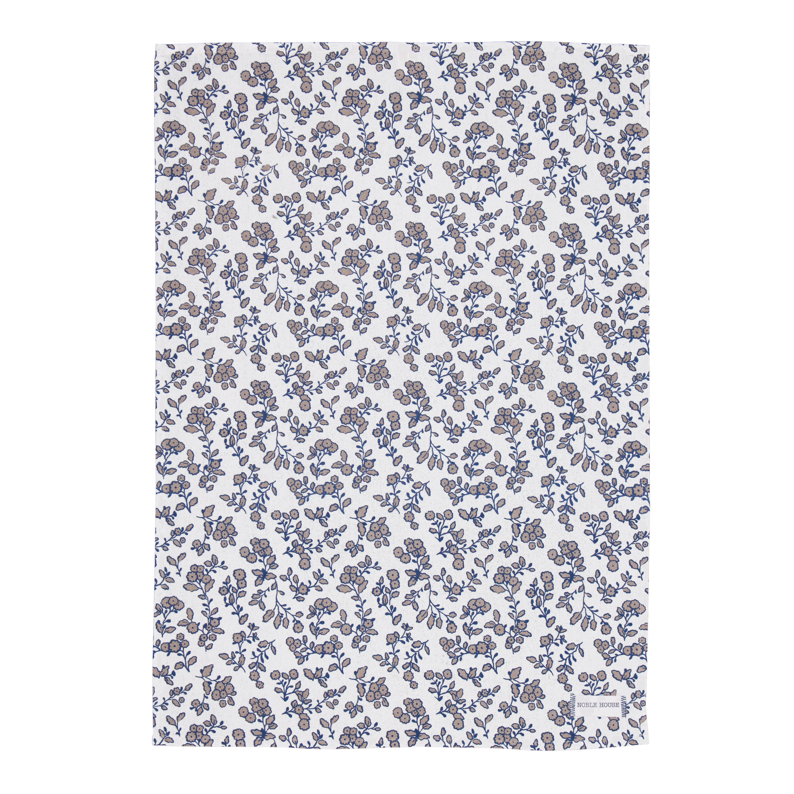 KÖKSHANDDUK blå, vit  - vit/blå, Basics, textil (50/70cm)