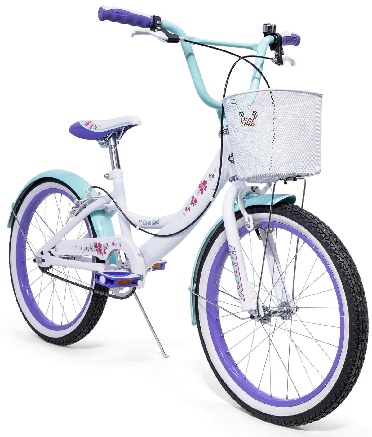 KINDERFAHRRAD 20 Zoll  - Lila, Basics, Metall (66/96.5/140.5cm)