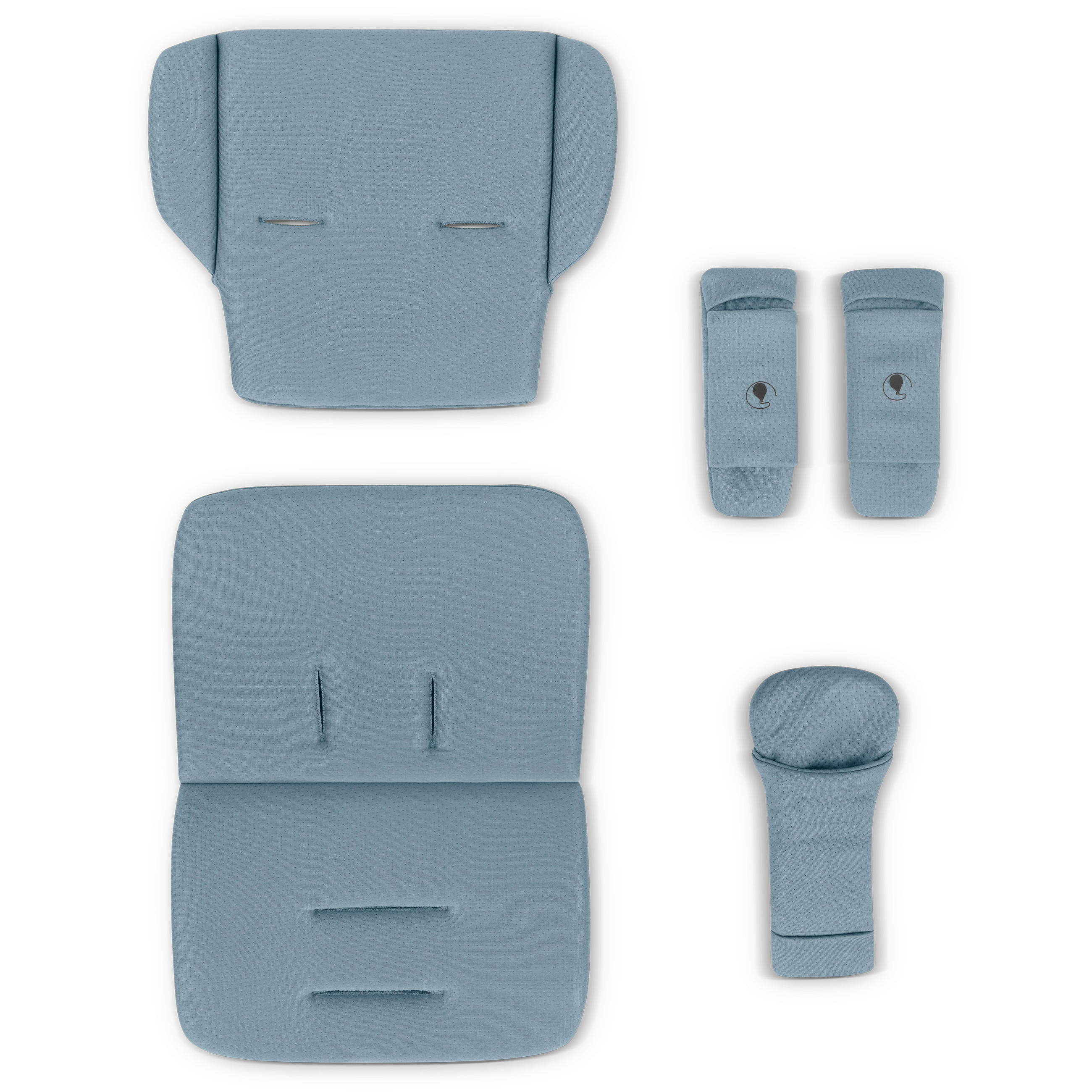 KINDERWAGENEINLAGE - Hellblau, Basics (31,5/27/6,5cm) - ABC Design