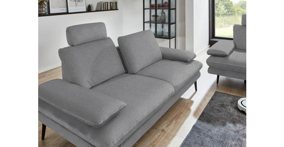 3-SITZER-SOFA in Velours Salbeigrün - Salbeigrün/Beige, Design, Textil/Metall (222/89/104cm) - Dieter Knoll