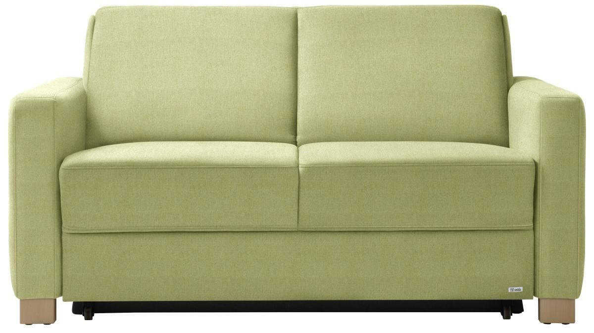 SCHLAFSOFA Grün  - Naturfarben/Grün, KONVENTIONELL, Holz/Textil (160/86/92cm) - Sedda