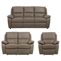 Sitzgarnitur inkl. Funktionen Flachgewebe Braun  - Braun, KONVENTIONELL, Kunststoff/Textil (198/149/94/95/99cm) - Xora
