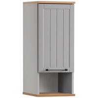 HÄNGESCHRANK 30,3/70,8/20,5 cm  - Platinfarben/Eichefarben, MODERN, Holzwerkstoff/Metall (30,3/70,8/20,5cm) - Stylife