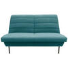 2-SITZER-SOFA Petrol  - Petrol/Schwarz, Design, Textil/Metall (145/92/103cm) - LOOKS by W.Joop