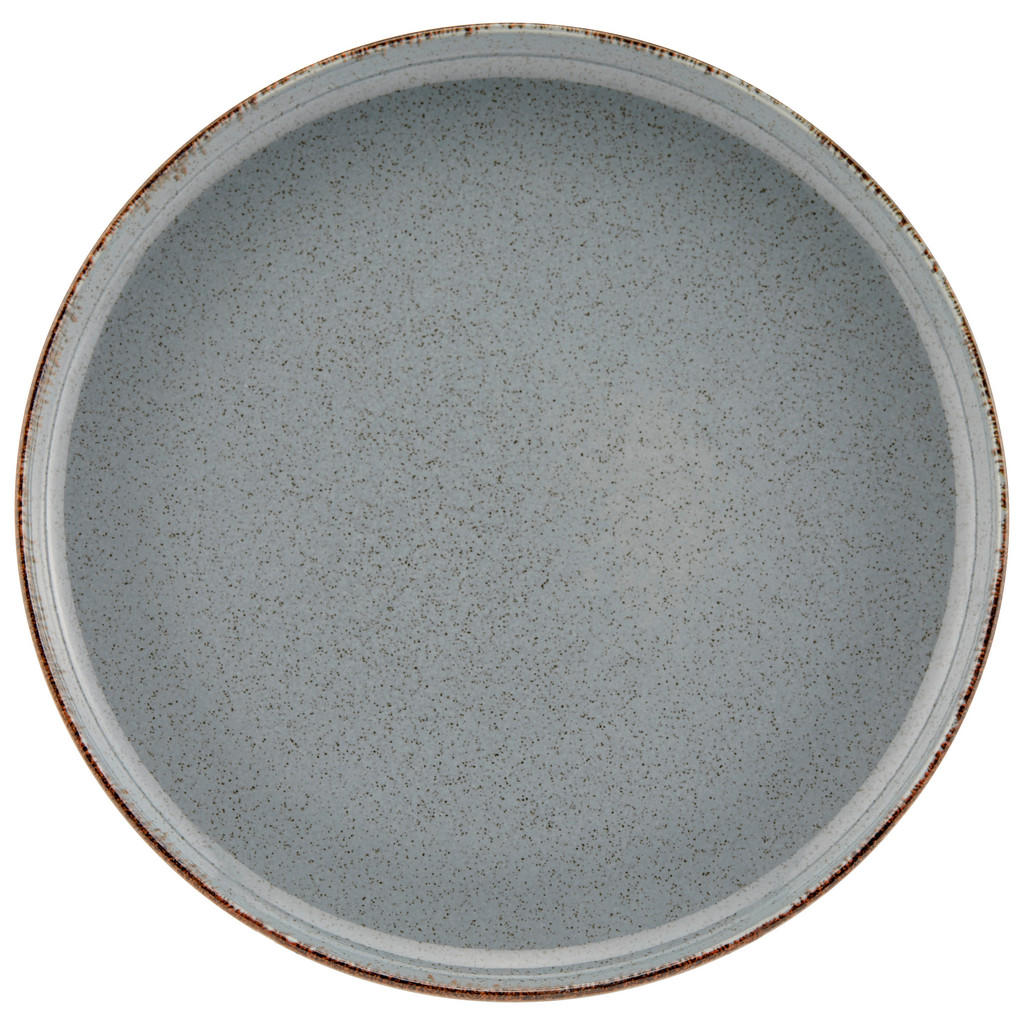 Dessertteller Porzellan Blau Rund Sonora Ca. 19 Cm