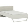 BETT 120/200 cm  in Weiss, Sandfarben   - Sandfarben/Weiss, Design, Holzwerkstoff/Textil (120/200cm) - Cantus