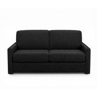 SCHLAFSOFA Webstoff Schwarz  - Schwarz, KONVENTIONELL, Kunststoff/Textil (180/86/100cm) - Xora