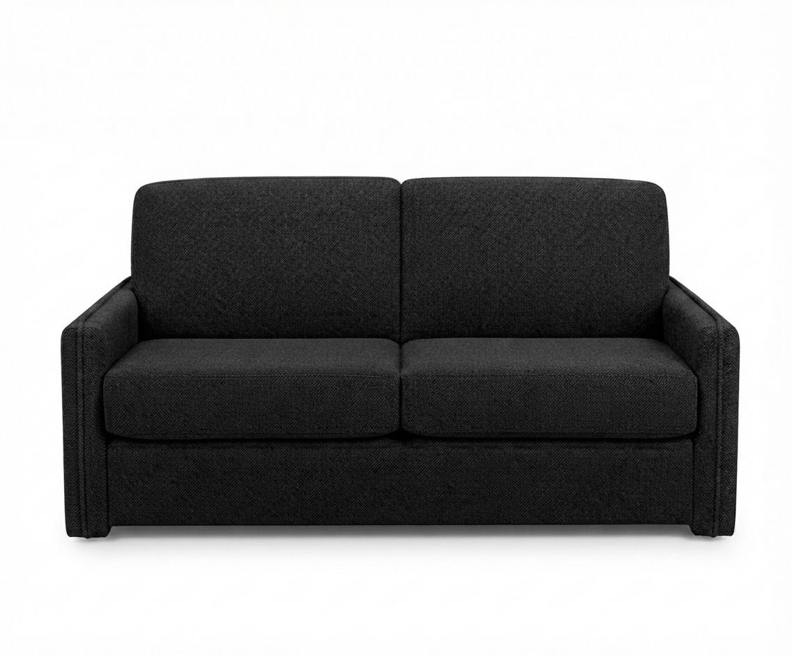Xora Schlafsofa Schwarz 180x86x100 cm