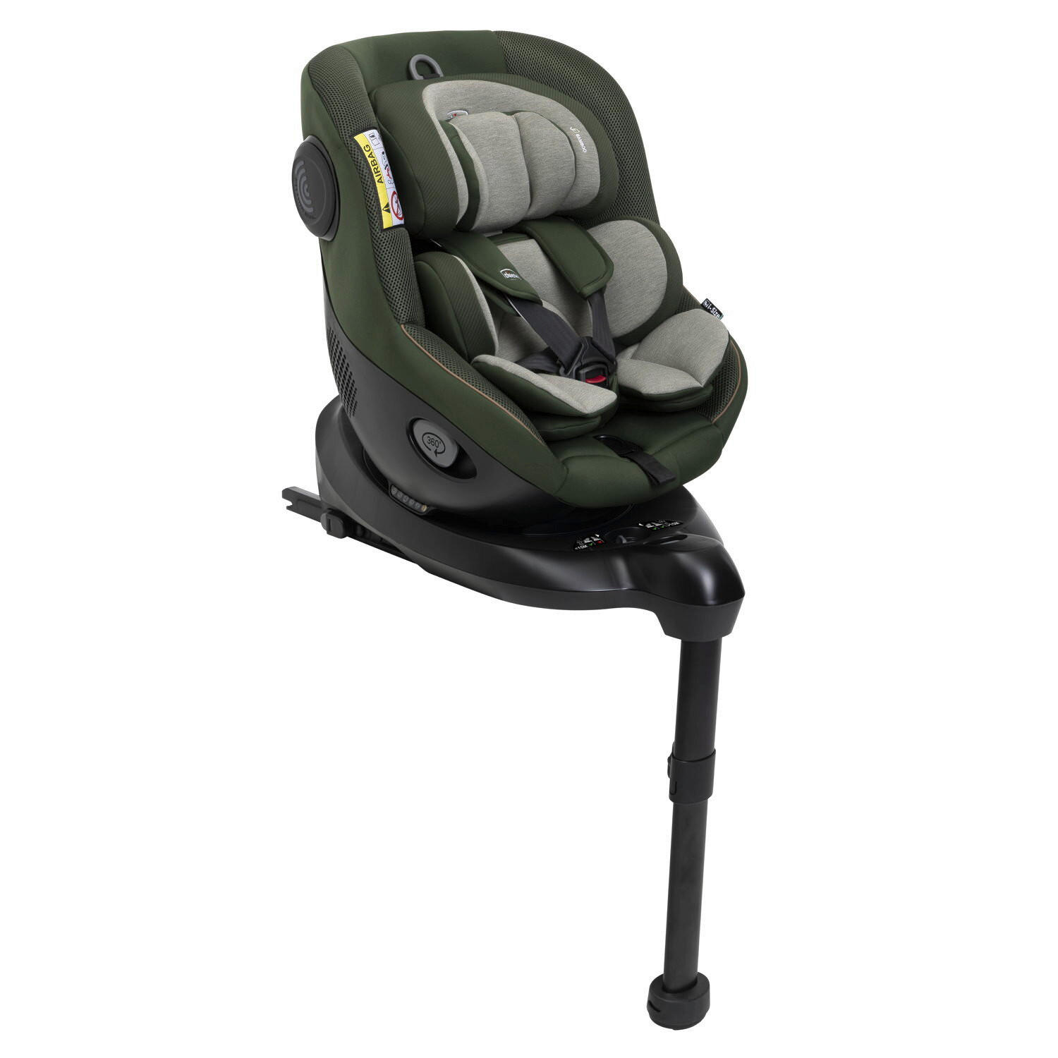 KINDERAUTOSITZ 105 I-Size  - Hellgrau/Grün, Basics, Textil (47/114/60cm) - Chicco