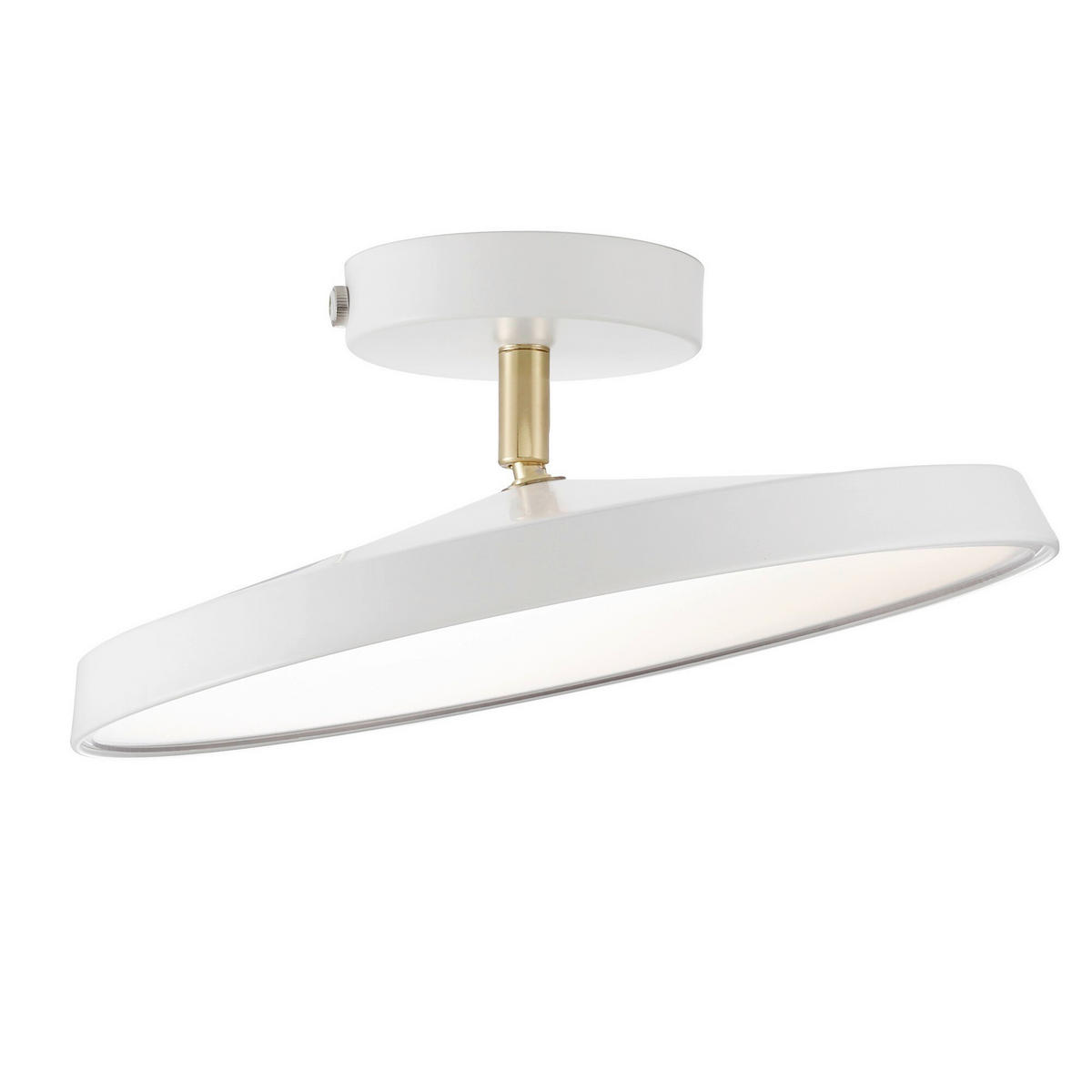 LED-DECKENLEUCHTE 30/11,8 cm   - Weiß, KONVENTIONELL, Metall (30/11,8cm) - Nordlux