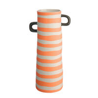 VAZA     keramika  - crna/krem, Osnovno, keramika (10/28/10cm) - ASA