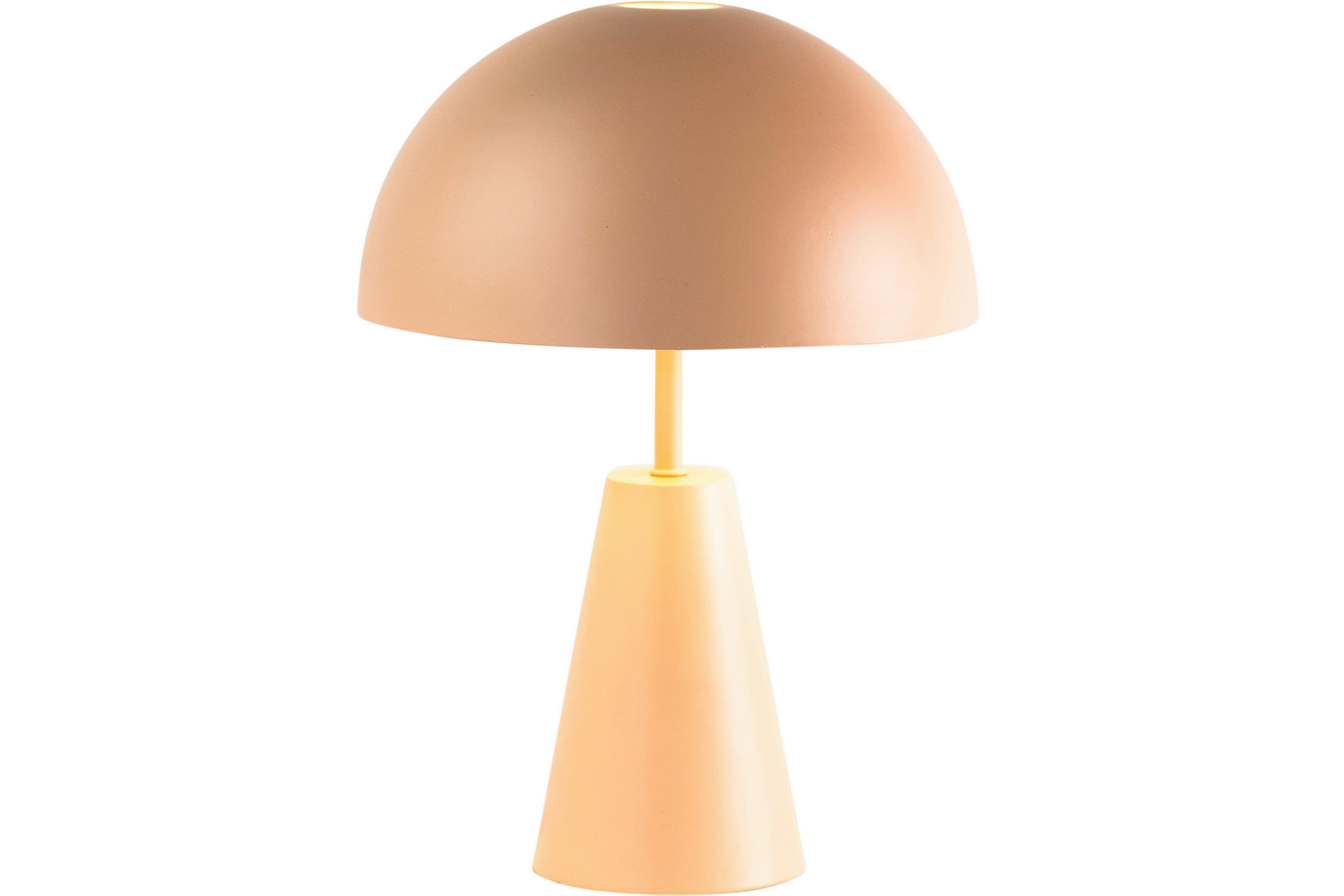 TISCHLEUCHTE 25/36 cm   - Hellrosa, Design, Metall (25/36cm) - Globo