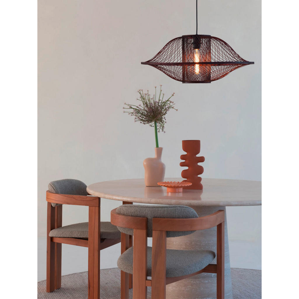 Thumbnail - Good & Mojo Hängeleuchte Good & Mojo, Rotbraun, Holz, Rattan, rund,rund, 30 cm, Lampen & Leuchten, Innenbeleuchtung, Hän...