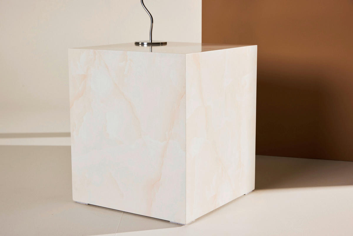 COUCHTISCH Pappel 40/40/45 cm quadratisch Hellgelb  - Hellgelb, MODERN, Holz (40/40/45cm) - Livetastic