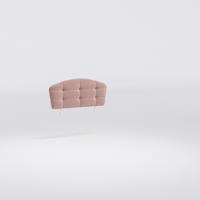 Tăblie Tapițată - roz aprins, Modern, textil (125/55.50/7cm) - Cilek