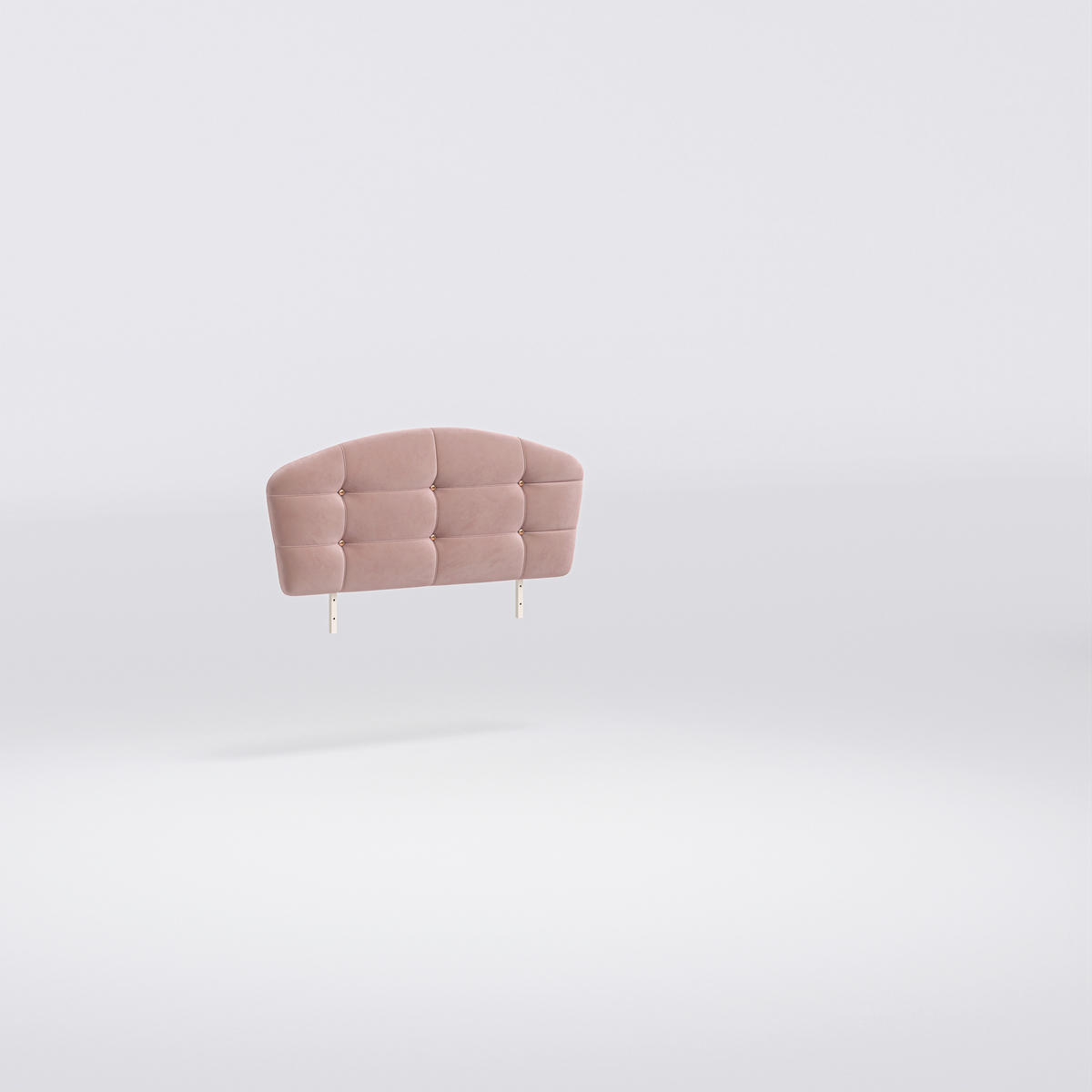 Tăblie Tapițată - roz aprins, Modern, textil (125/55.50/7cm) - Cilek