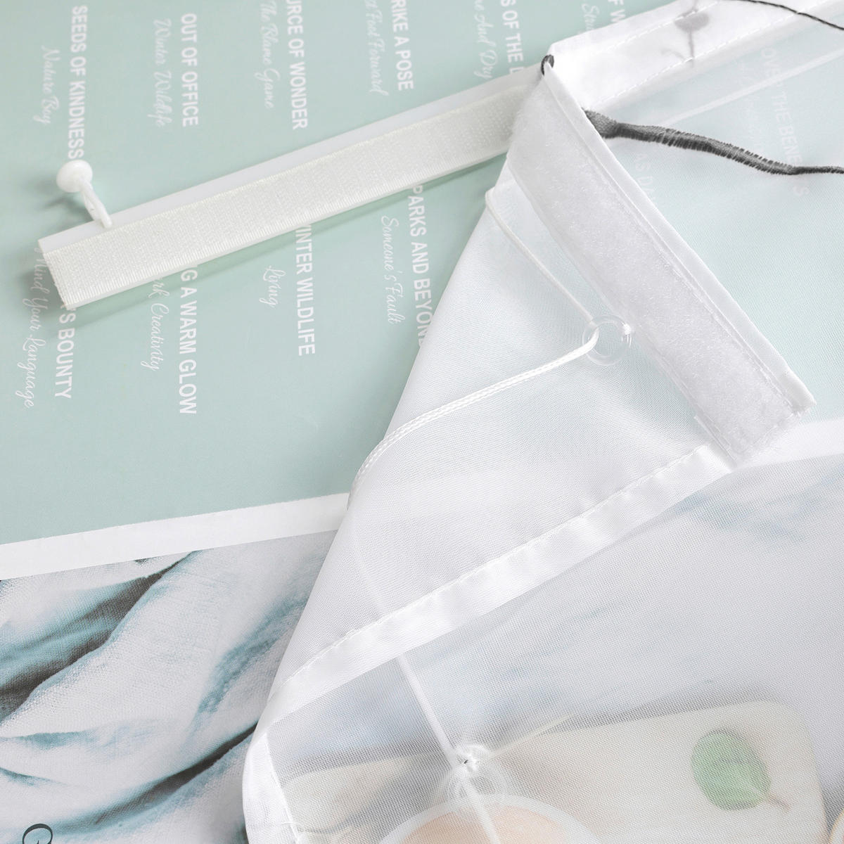 FALTROLLO  transparent  100/140 cm    - Weiß Hochglanz, Basics, Textil (100/140cm)