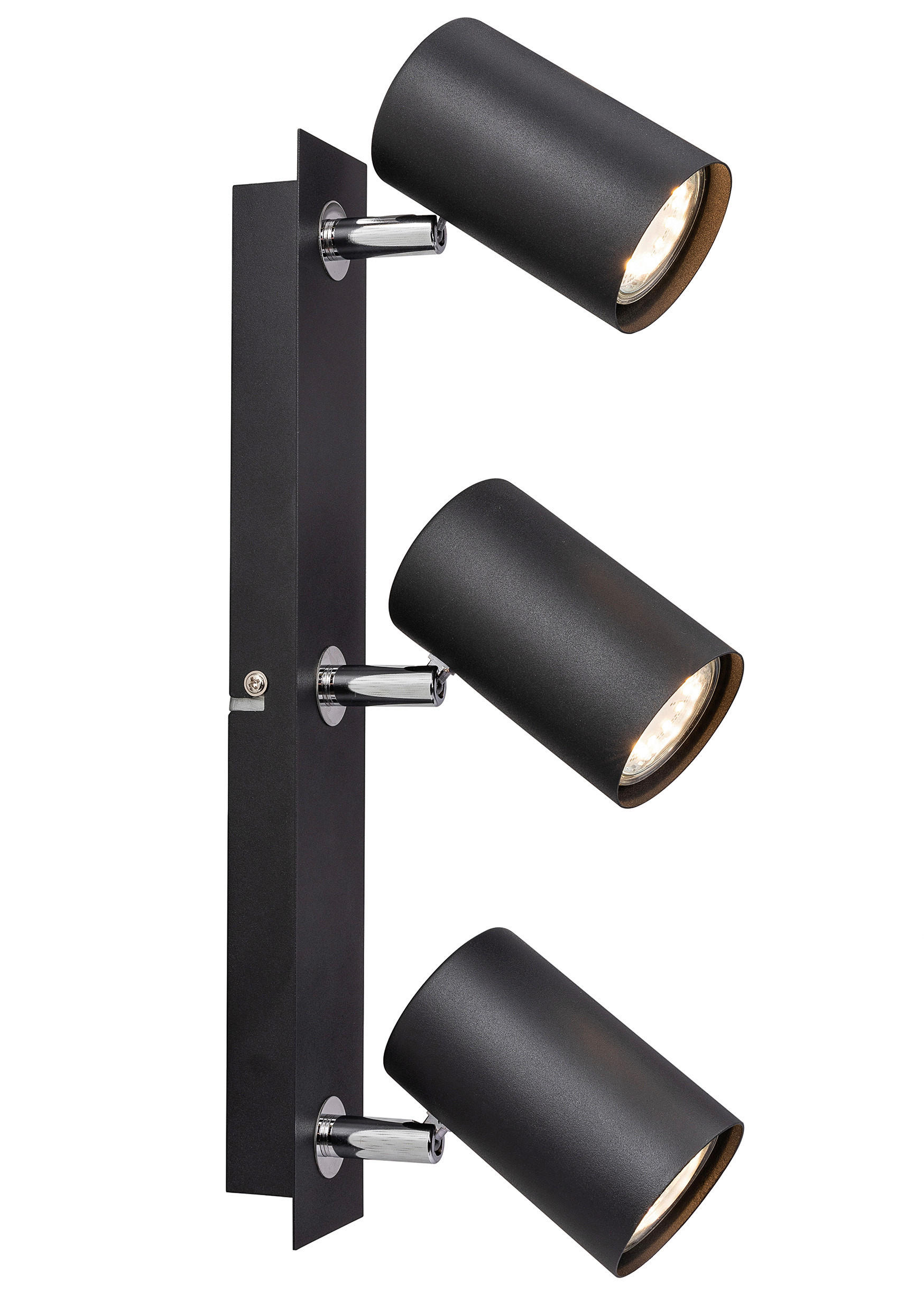 STRAHLER 40/7/15 cm   - Schwarz, Basics, Metall (40/7/15cm) - Novel