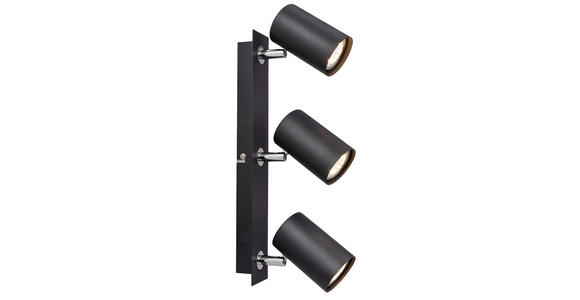 STRAHLER 40/7/15 cm   - Schwarz, Basics, Metall (40/7/15cm) - Novel