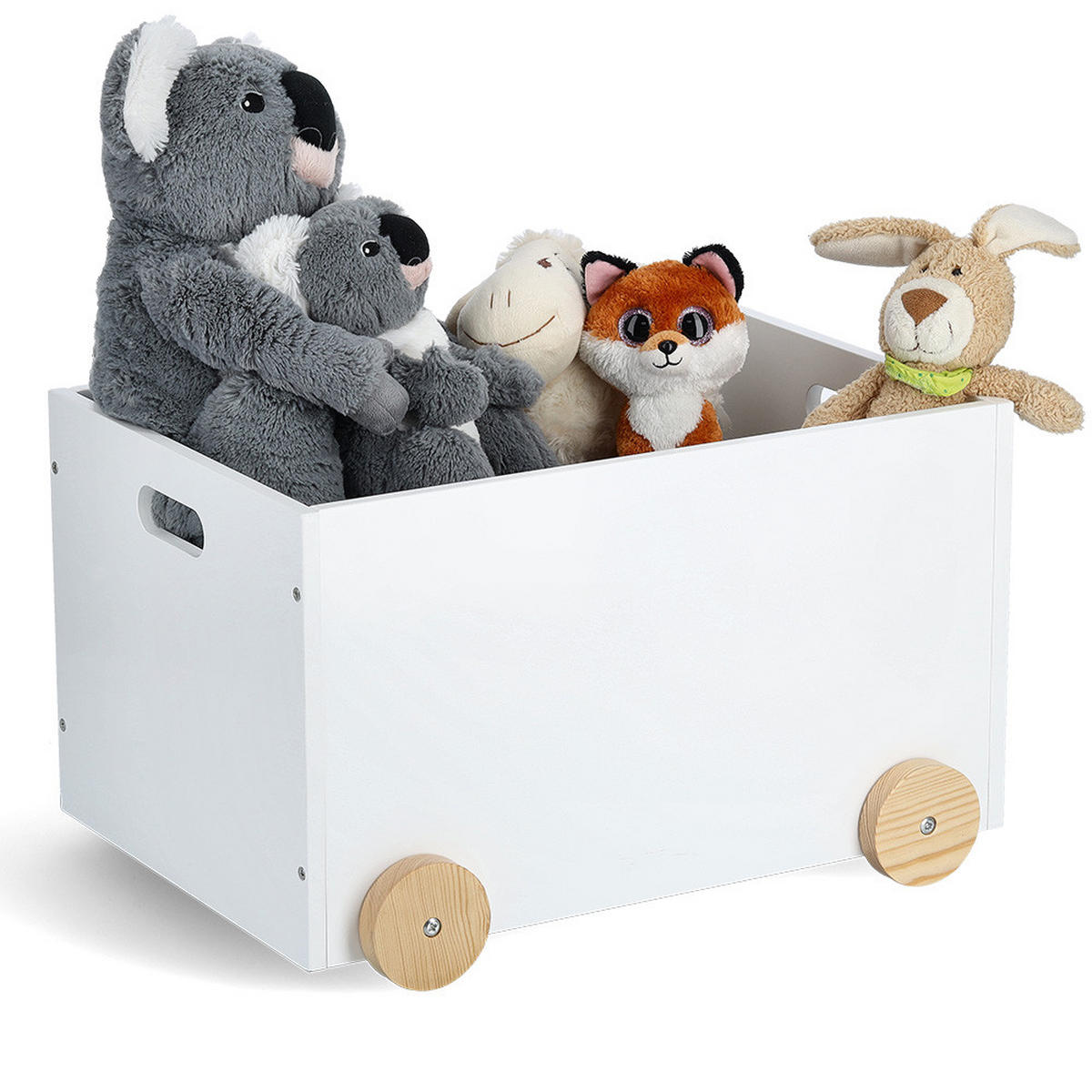SPIELZEUGBOX  - Weiß, Basics, Holz/Holzwerkstoff (50/36/30cm) - Zeller Present