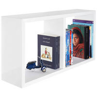 WANDREGAL 59/30/14,5 cm  - Weiß Hochglanz, KONVENTIONELL, Holzwerkstoff (59/30/14,5cm) - Xora