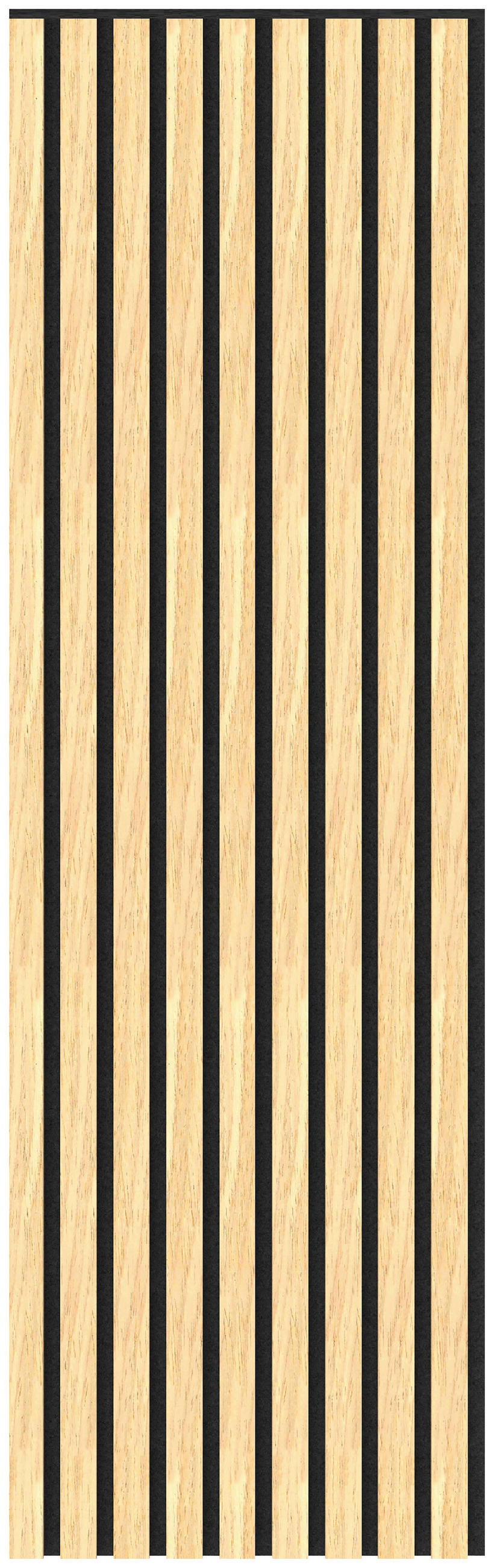 AKUSTIKPANEEL Echtholz  - Eichefarben, KONVENTIONELL, Holzwerkstoff (36/117/1,65cm) - Novel