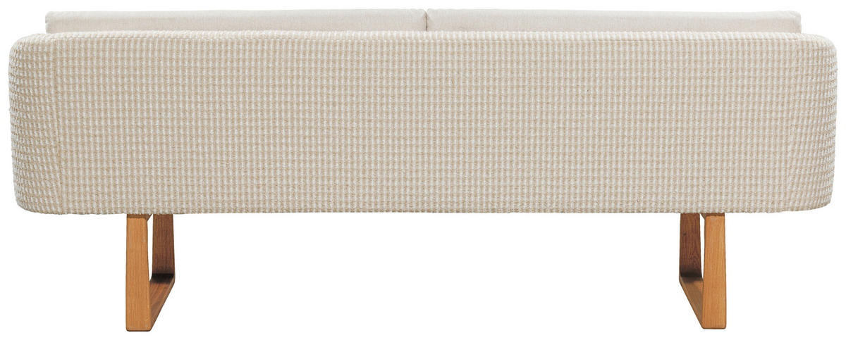 SITZBANK 235/91/68 cm Flachgewebe Naturfarben massiv  - Eichefarben/Beige, Design, Textil (235/91/68cm) - Lomoco