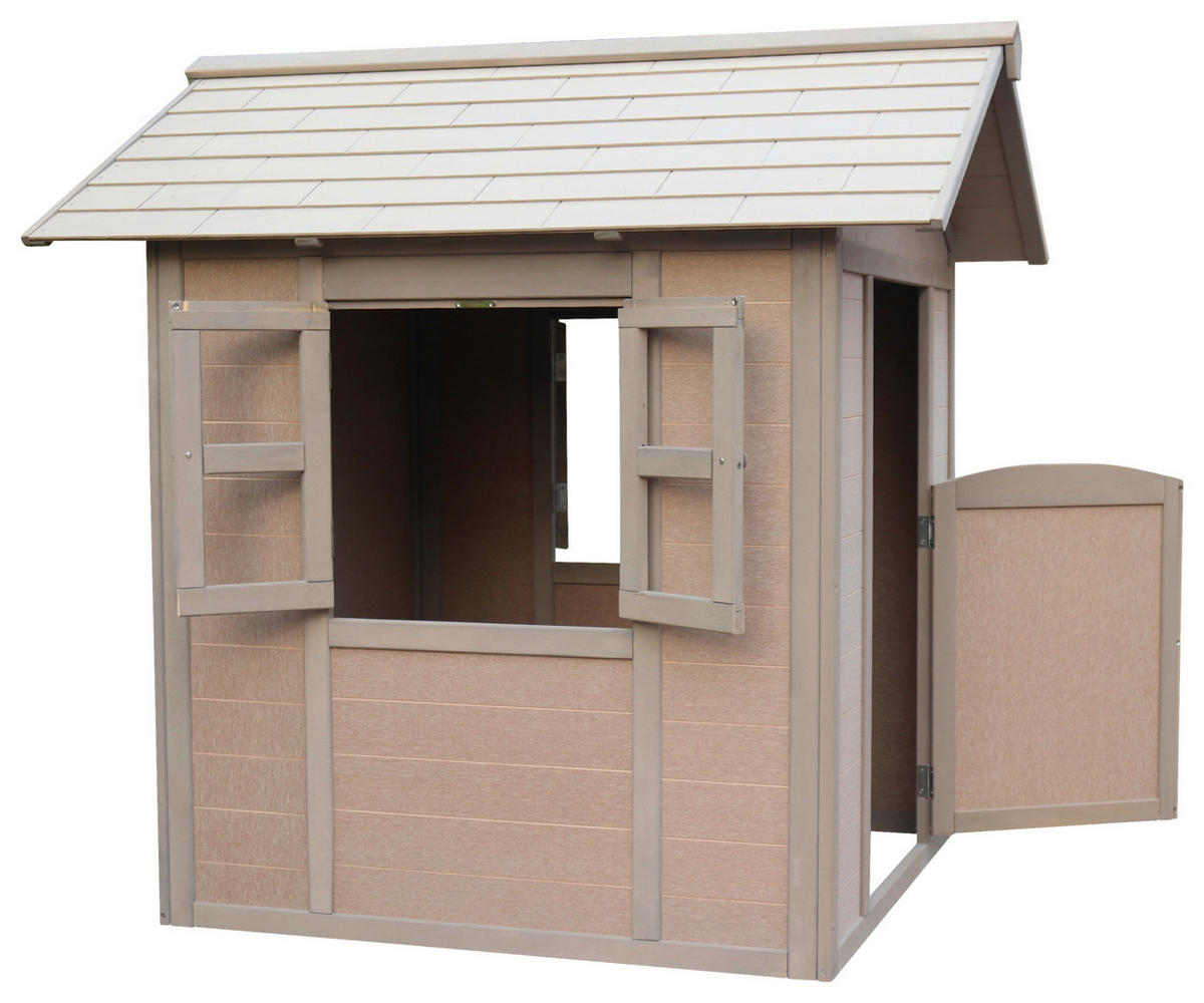 SPIELHAUS 111/133/135 cm  - Braun, Konventionell, Holz (111/133/135cm)