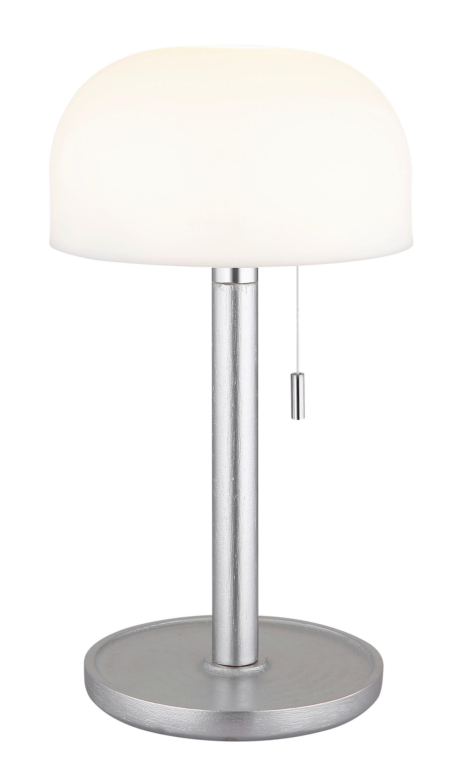 NAMIZNA SVETILKA ZA POLNJENJE  NORMAN      15/28 cm       - srebrne barve/bela, Konvencionalno, umetna masa/les (15/28cm) - Globo